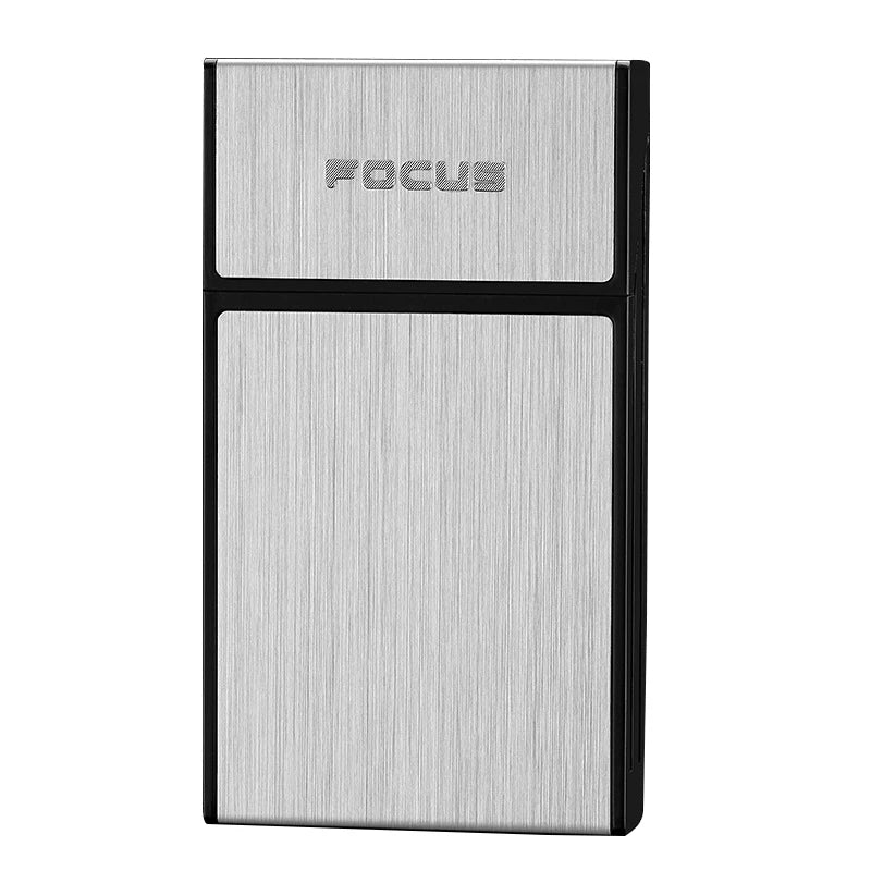 Portable Cigarette Box 20pcs Capacity Cigarette Case Metal Cigar Tobacco Holder Pocket Box For Slim Cigarette Accessories Gadget